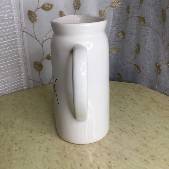 Rae Dunn Ceramic DRINK Pitcher Modern Minimalist - Picture 5 of 7